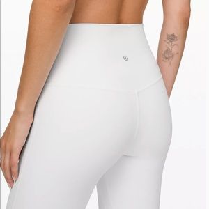 White lulu leggings! 25